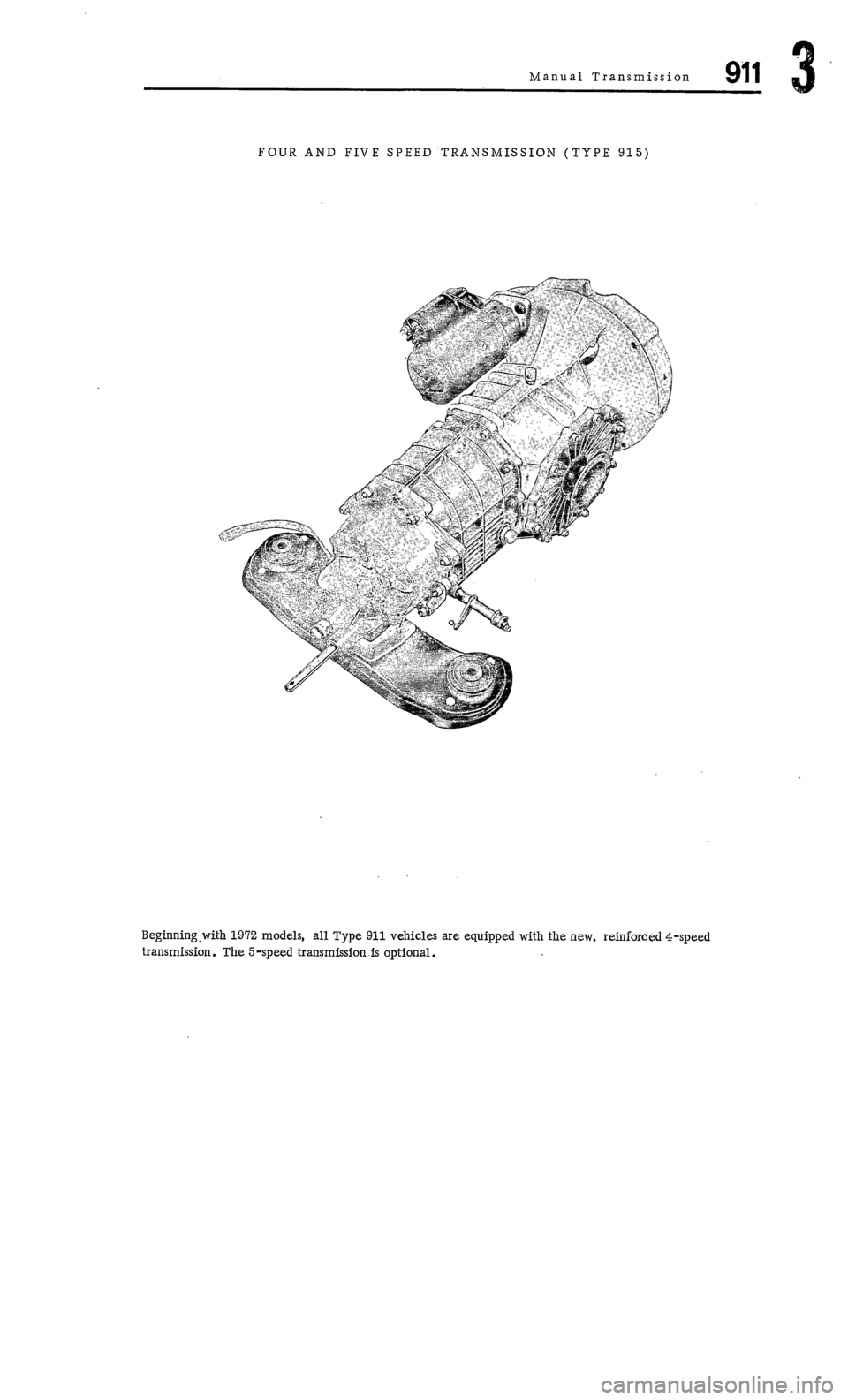 PORSCHE 911 1972 1.G Workshop Manual 2 PORSCHE 911 1972 1.G Workshop Manual 2
