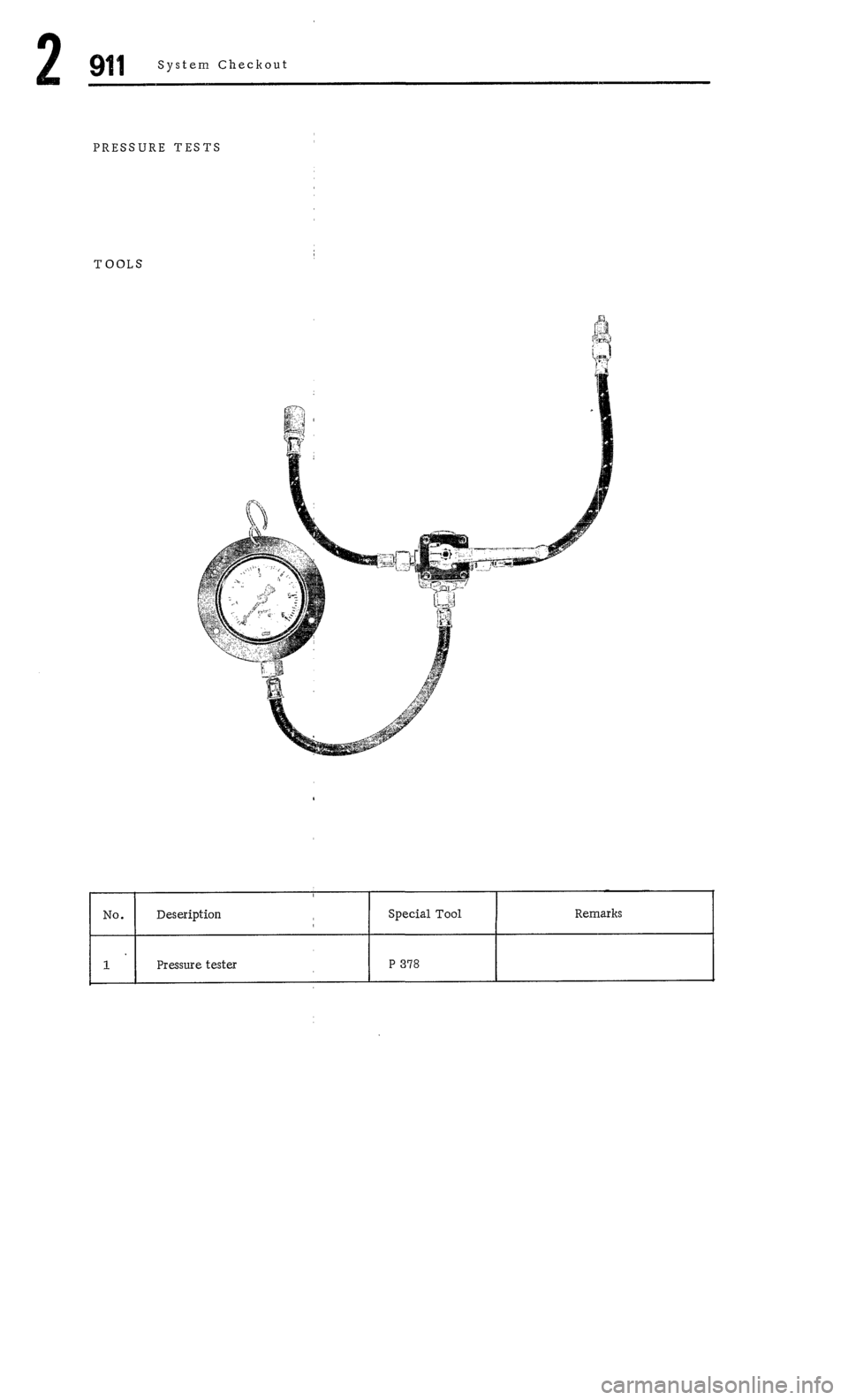 PORSCHE 911 1972 1.G  2 Owners Manual 