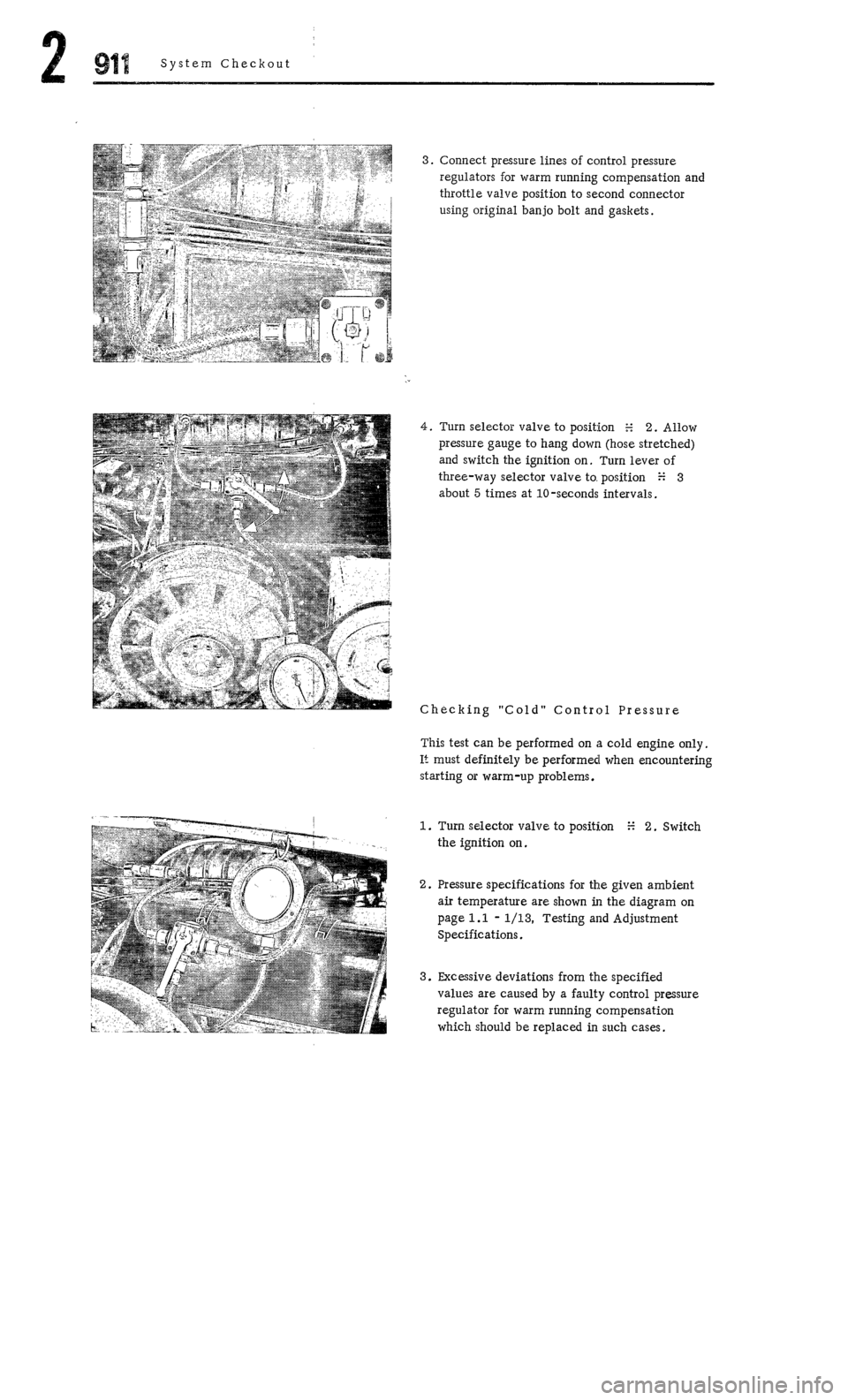 PORSCHE 911 1972 1.G  2 Owners Manual 
