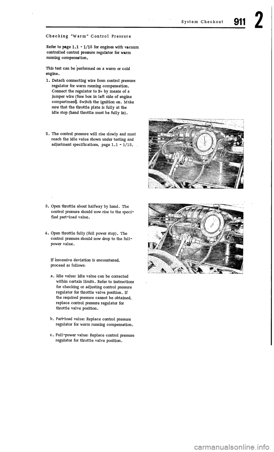PORSCHE 911 1972 1.G  2 Owners Manual 