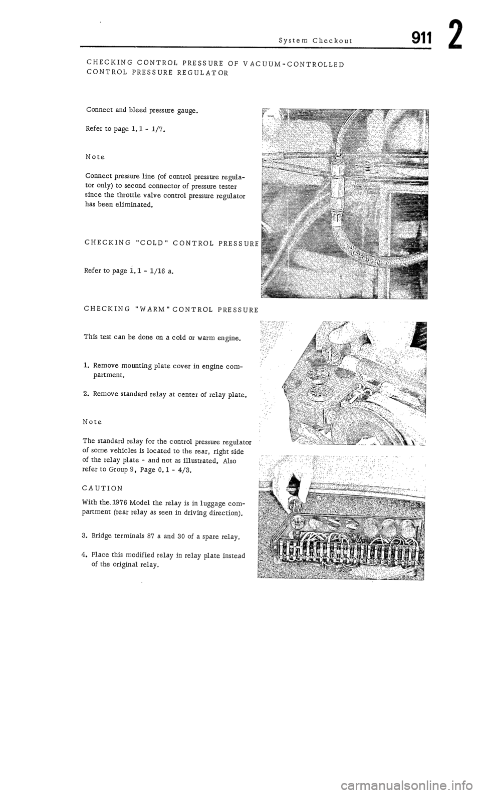 PORSCHE 911 1972 1.G 2 Service Manual PORSCHE 911 1972 1.G 2 Service Manual