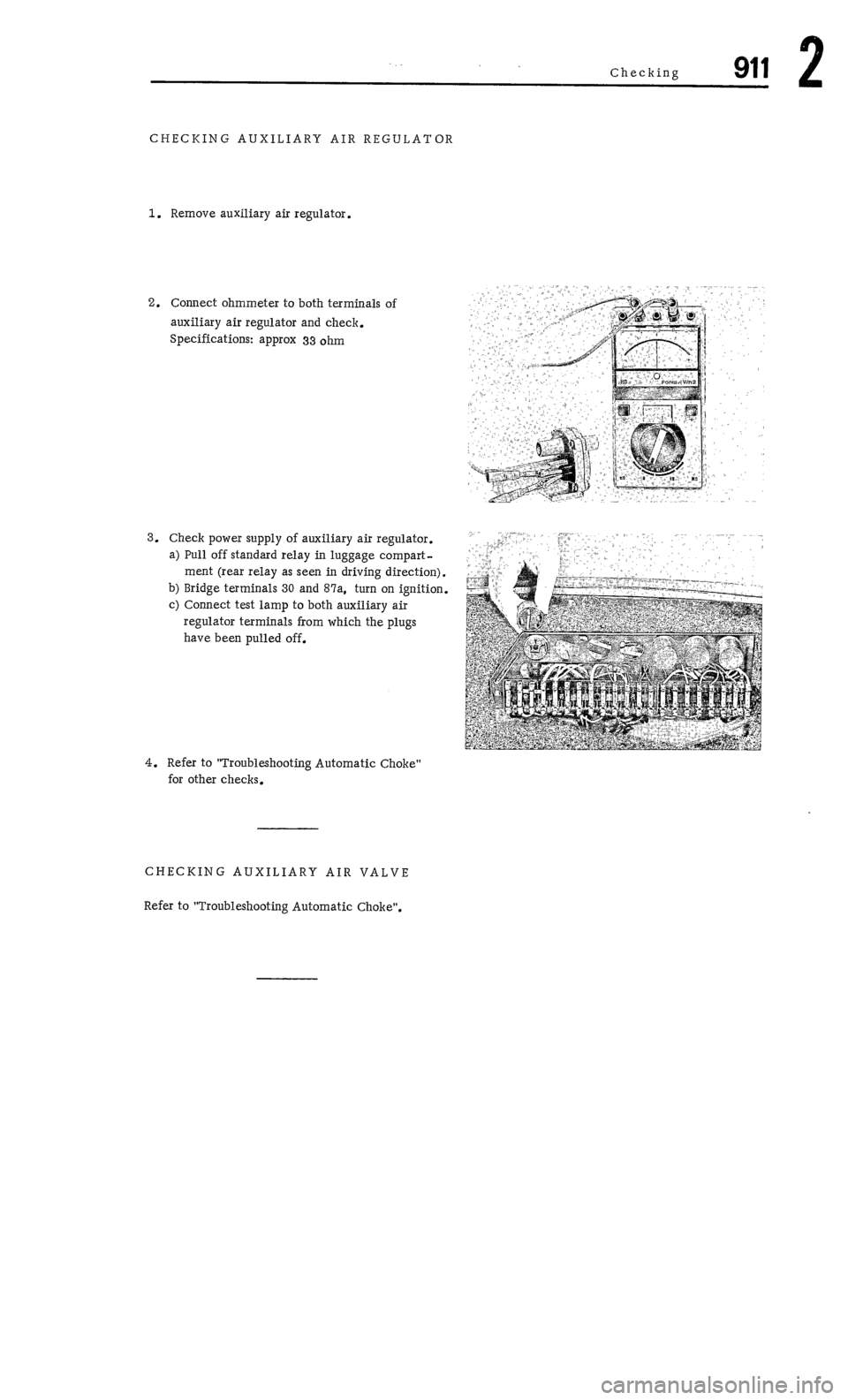 PORSCHE 911 1972 1.G 2 Service Manual PORSCHE 911 1972 1.G 2 Service Manual