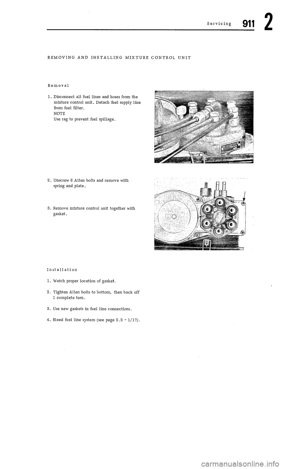 PORSCHE 911 1972 1.G  2 Repair Manual 