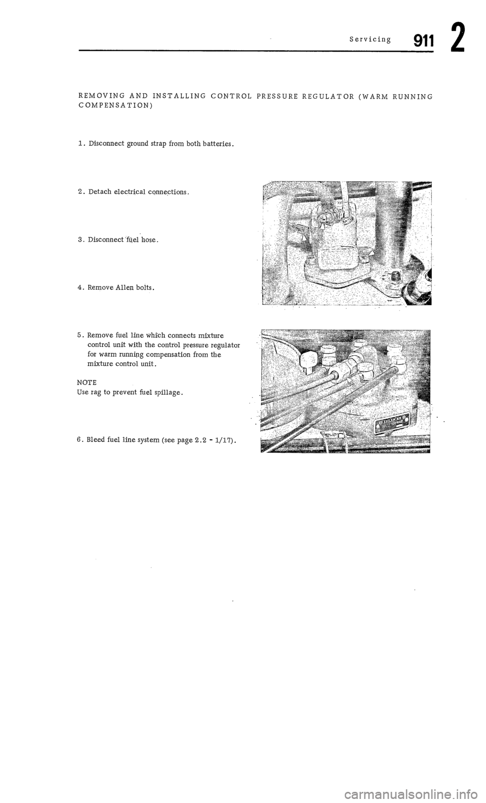 PORSCHE 911 1972 1.G  2 Manual PDF 