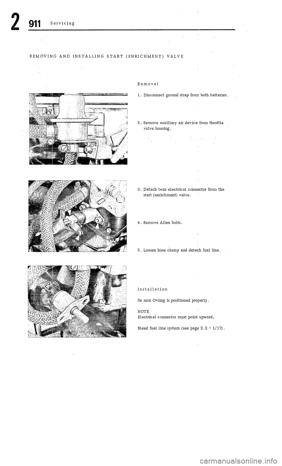 PORSCHE 911 1972 1.G  2 Manual PDF 