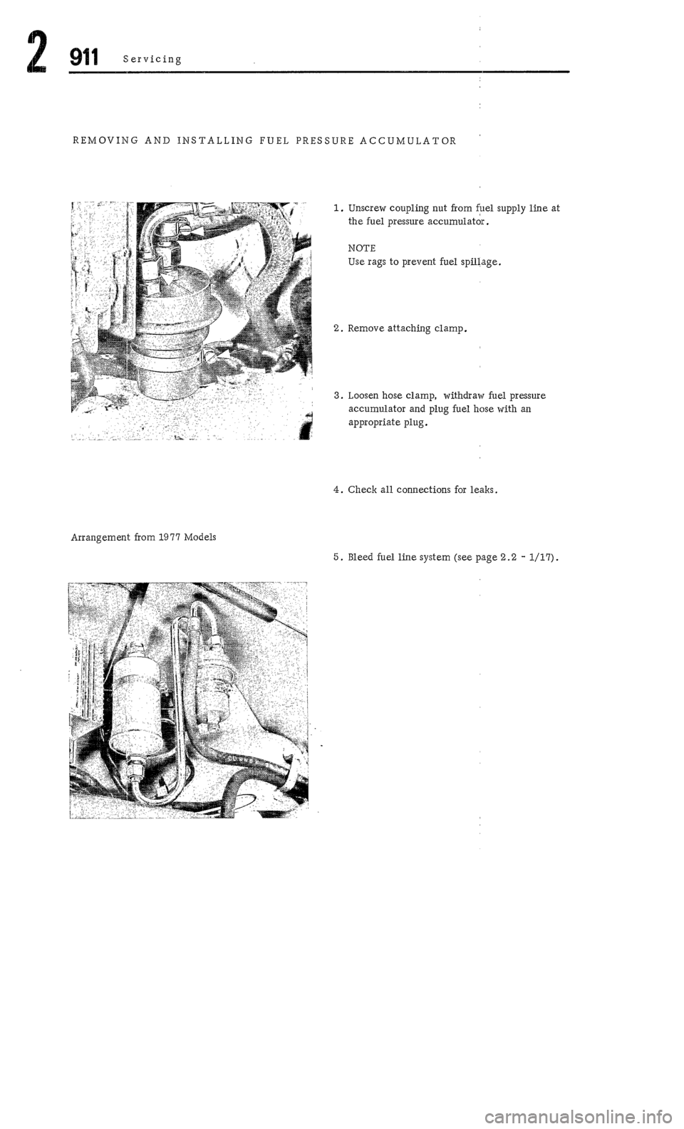 PORSCHE 911 1972 1.G  2 Manual PDF 