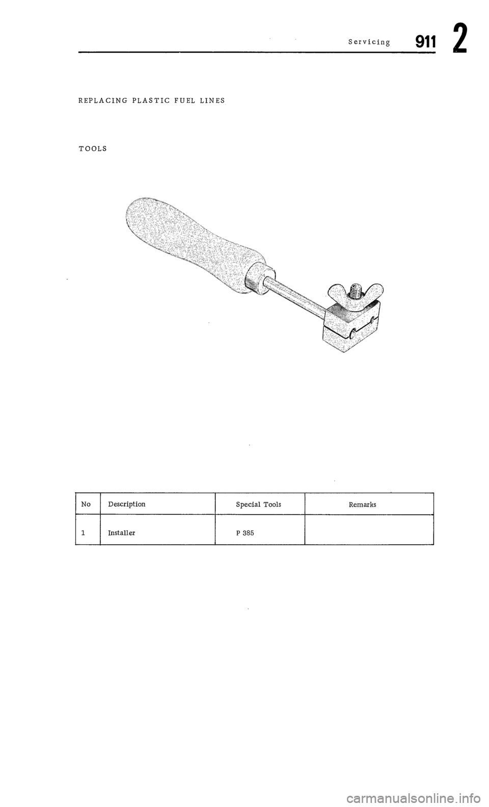 PORSCHE 911 1972 1.G  2 Manual PDF 