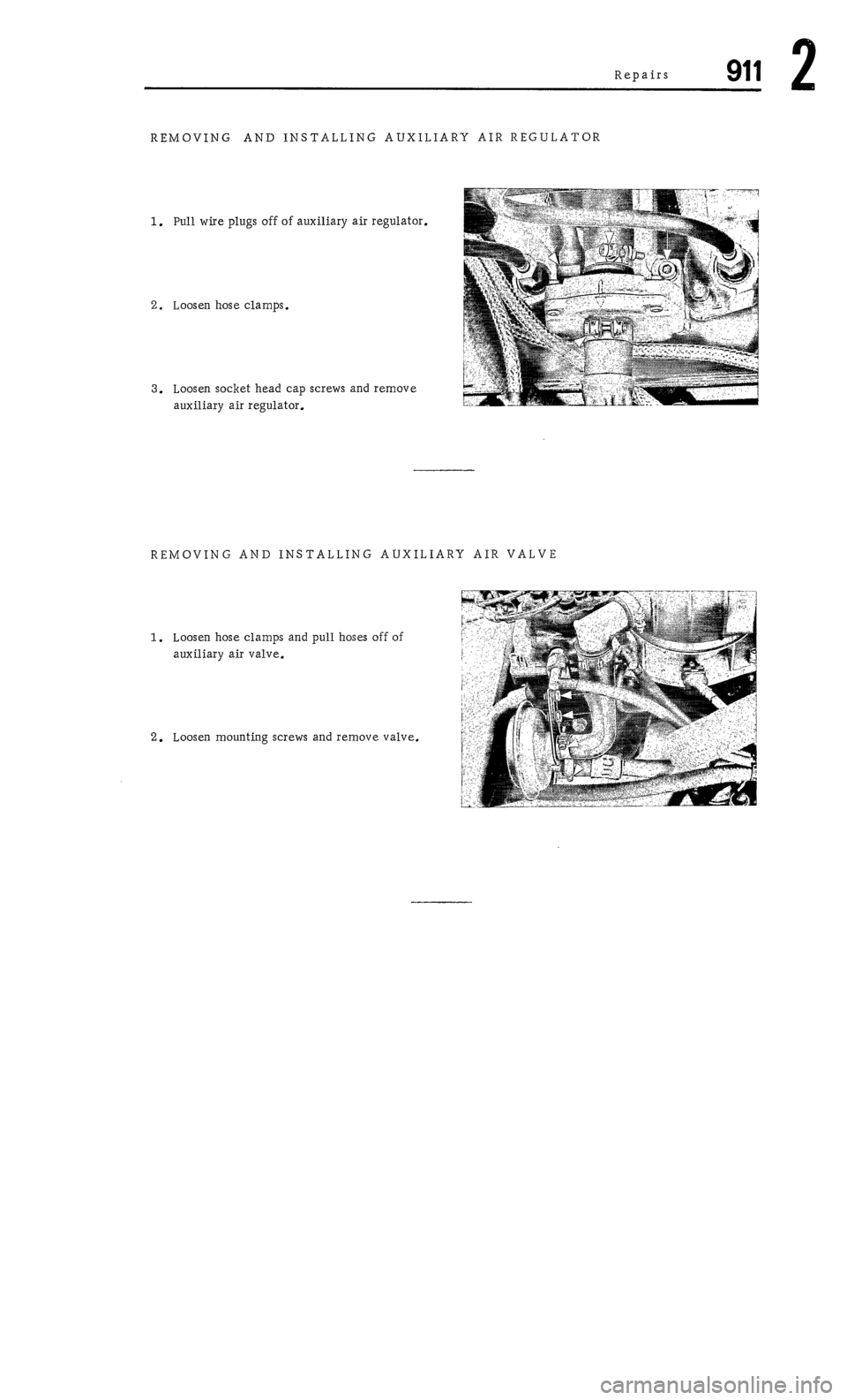 PORSCHE 911 1972 1.G  2 Owners Manual 