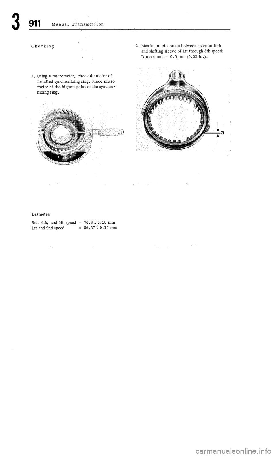 PORSCHE 911 1972 1.G Workshop Manual 3 PORSCHE 911 1972 1.G Workshop Manual 3