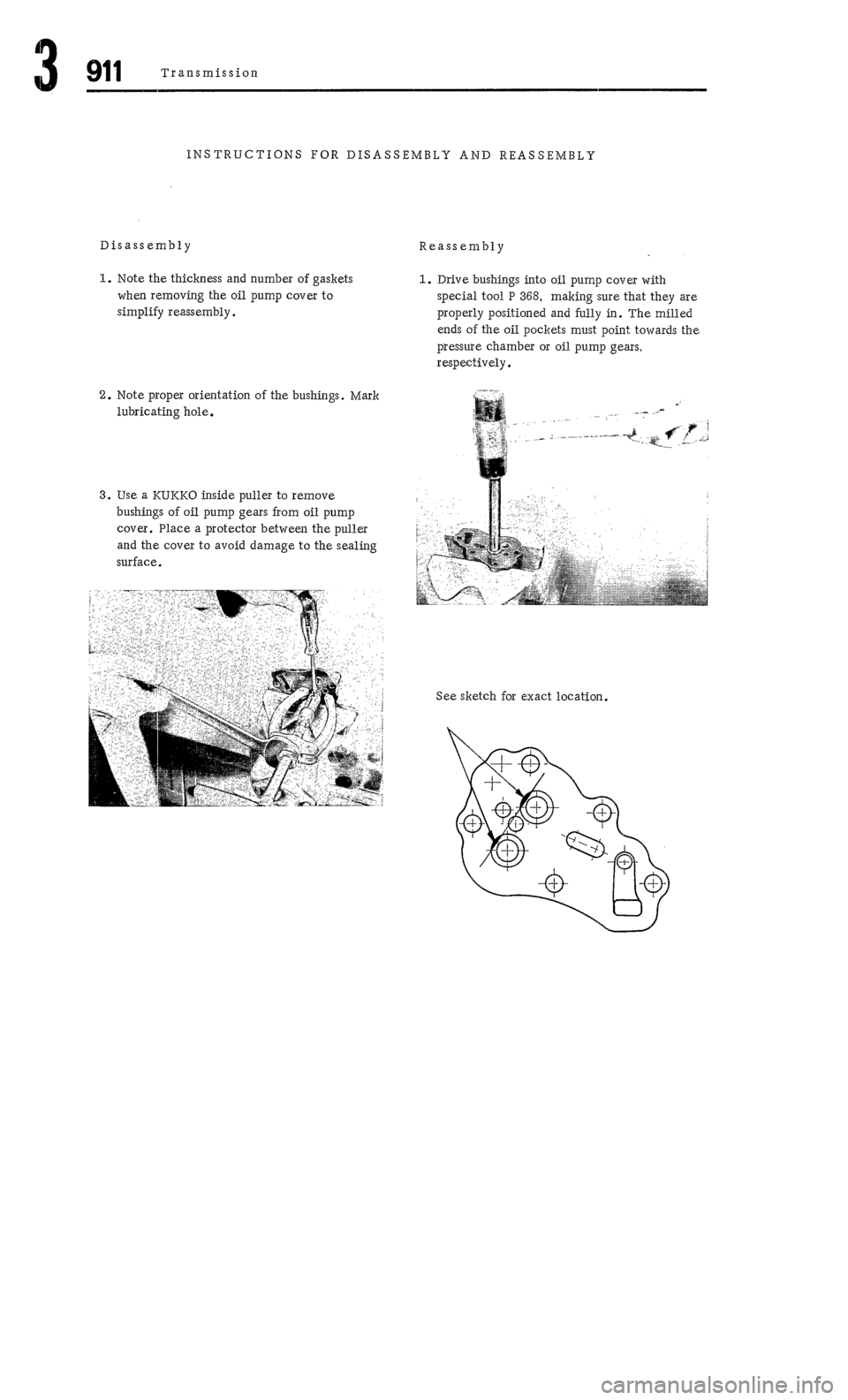 PORSCHE 911 1972 1.G 3 Repair Manual PORSCHE 911 1972 1.G 3 Repair Manual