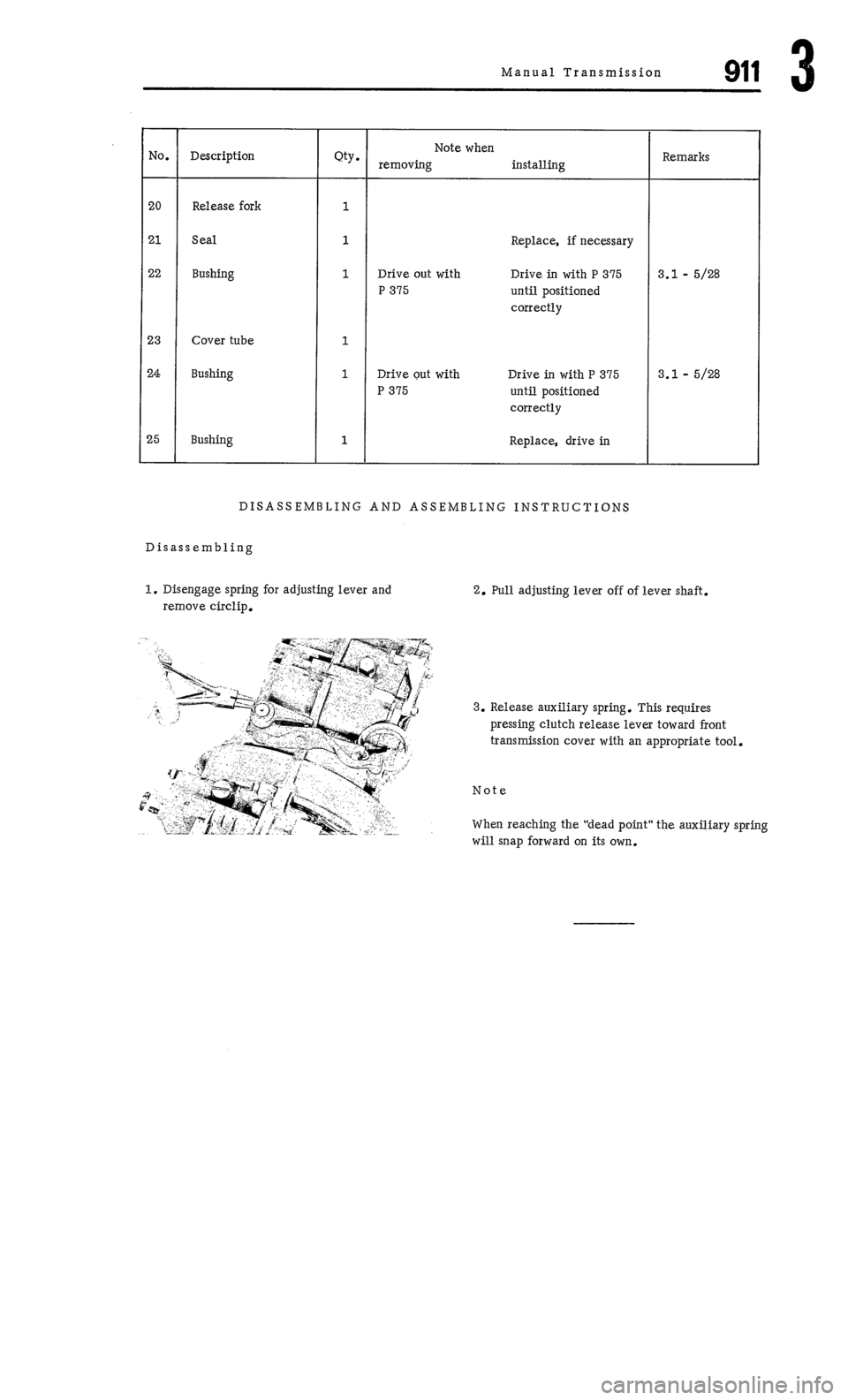 PORSCHE 911 1972 1.G 3 Owners Manual PORSCHE 911 1972 1.G 3 Owners Manual