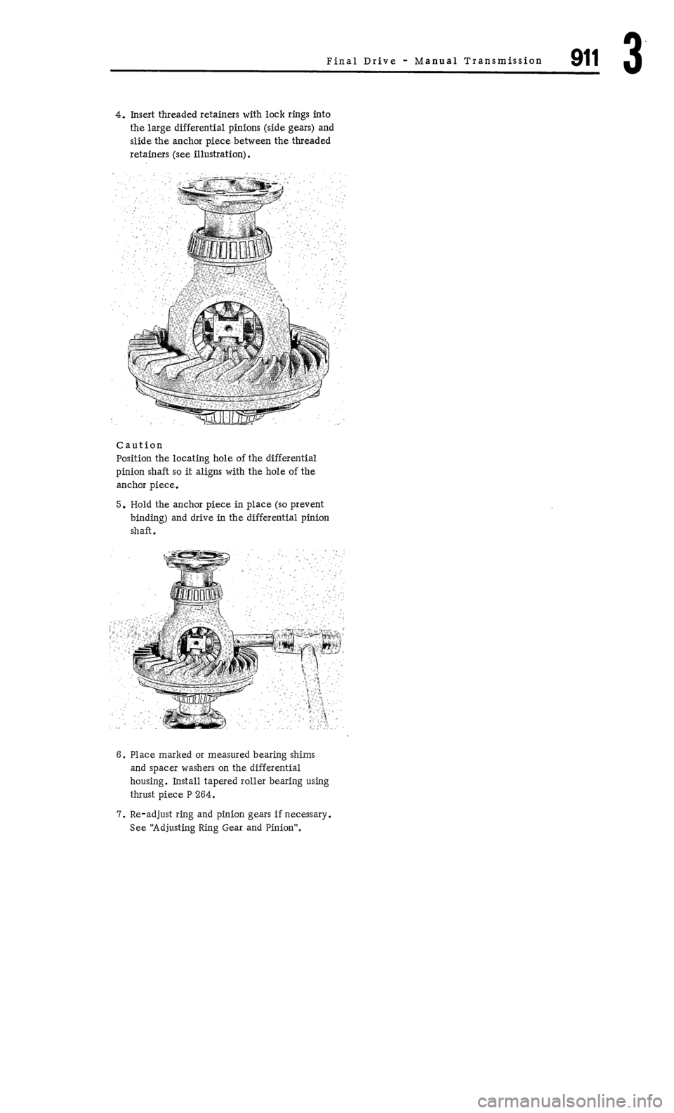 PORSCHE 911 1972 1.G  4 User Guide 