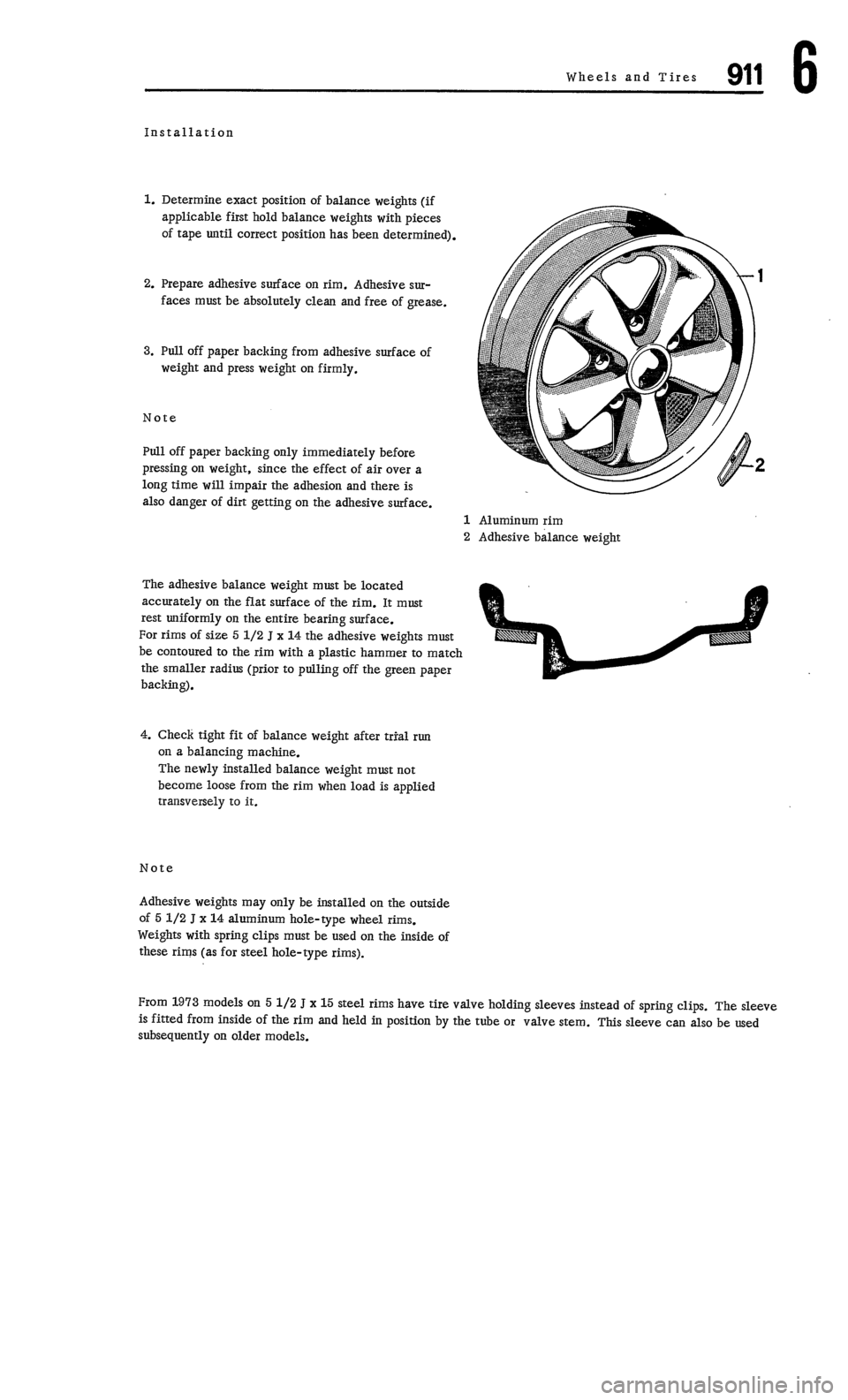 PORSCHE 911 1972 1.G Workshop Manual 4 PORSCHE 911 1972 1.G Workshop Manual 4