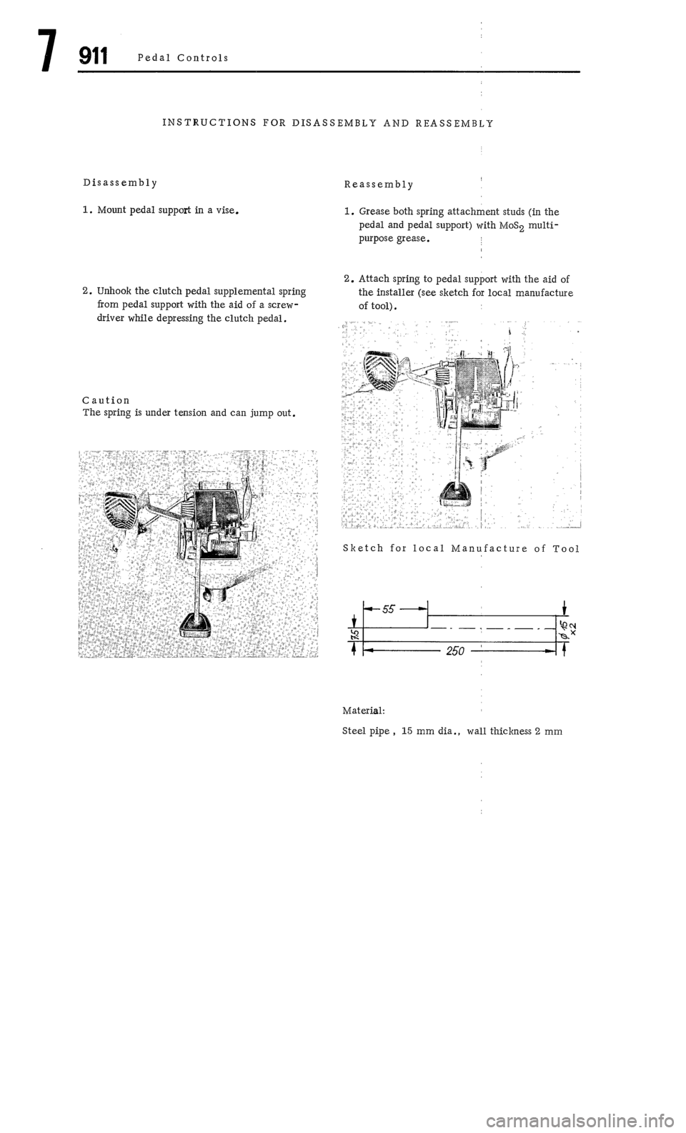 PORSCHE 911 1972 1.G Workshop Manual 4 