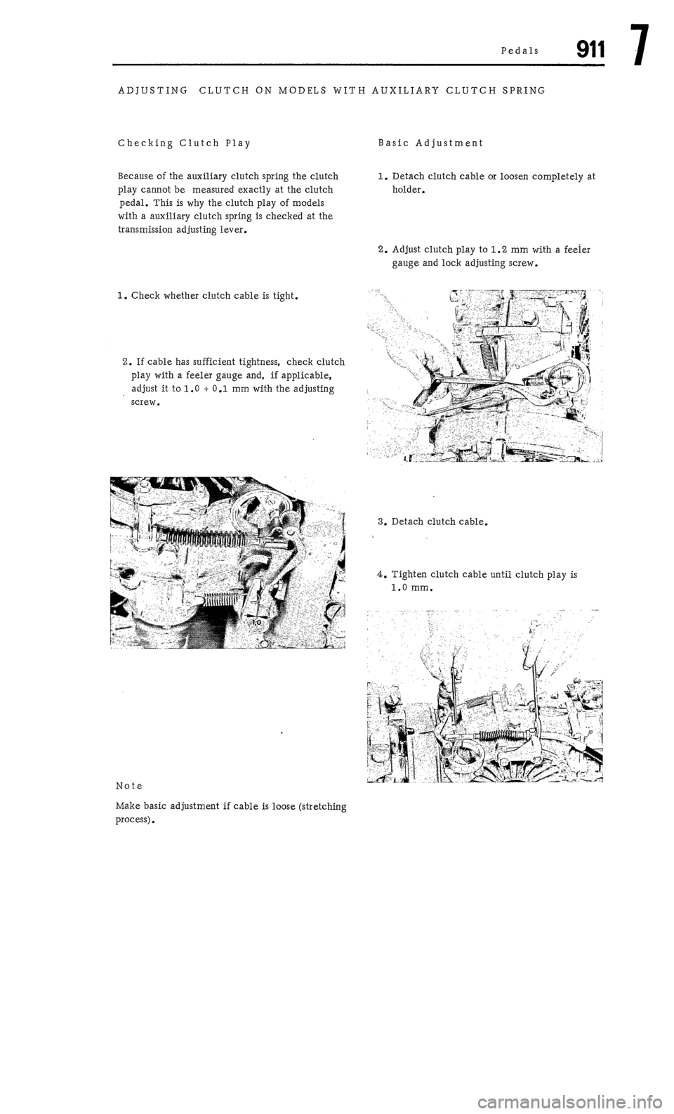 PORSCHE 911 1972 1.G Workshop Manual 4 