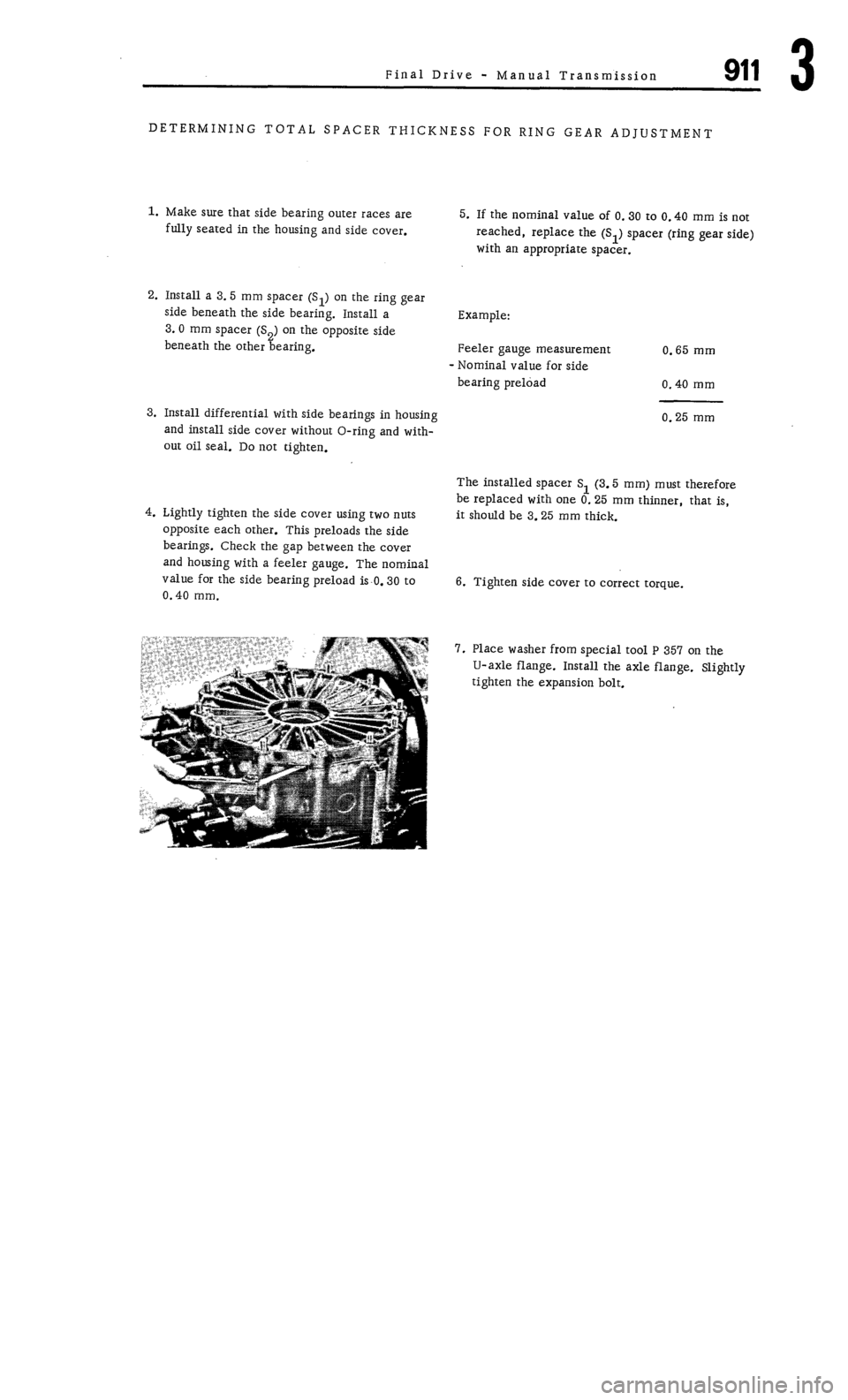PORSCHE 911 1972 1.G  4 Owners Manual 