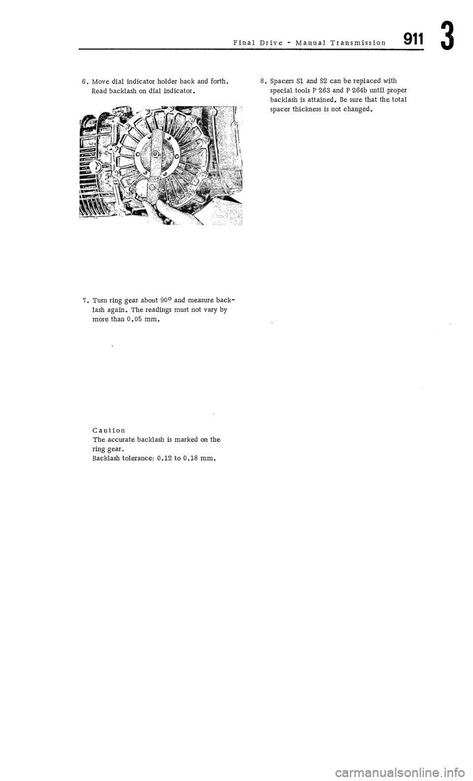 PORSCHE 911 1972 1.G  4 Owners Manual 