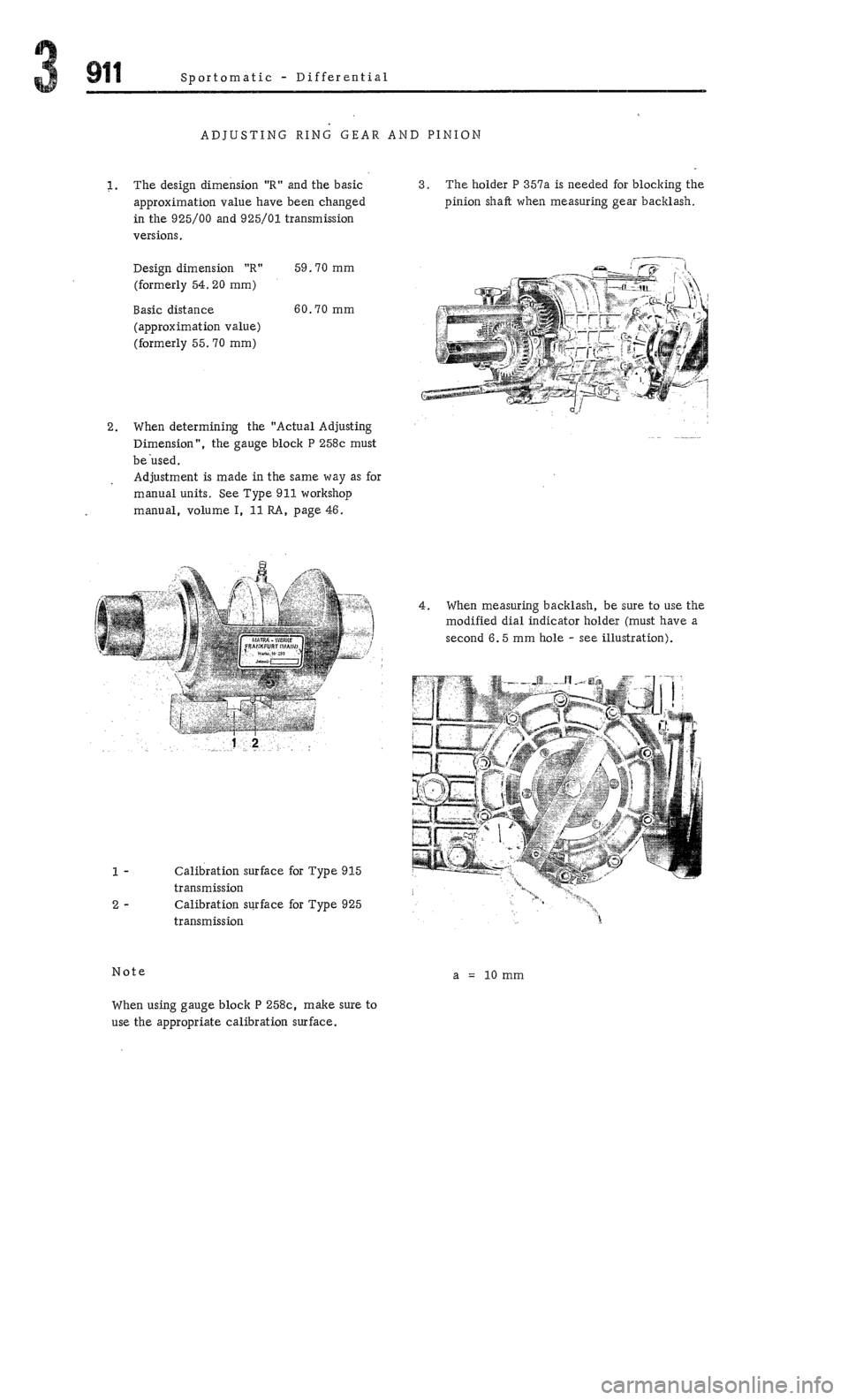 PORSCHE 911 1972 1.G  4 Owners Guide 