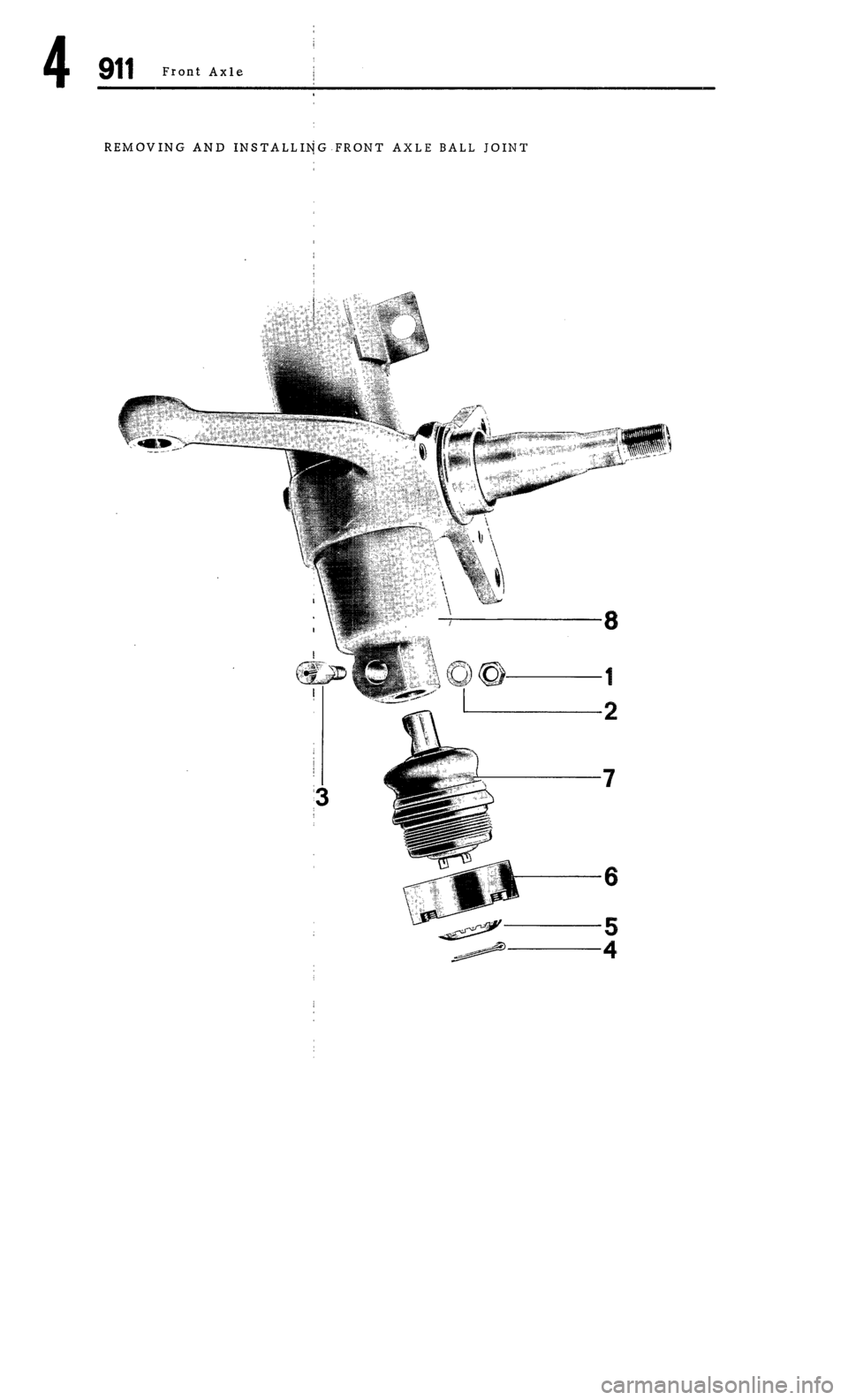 PORSCHE 911 1972 1.G 4 Repair Manual PORSCHE 911 1972 1.G 4 Repair Manual