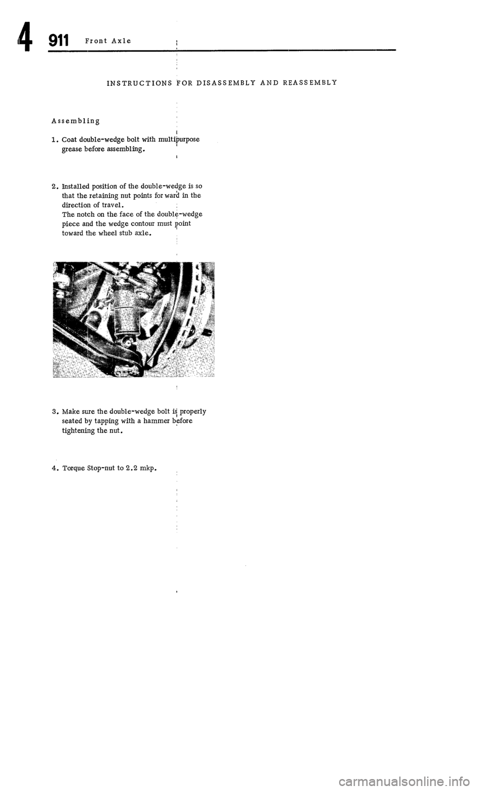 PORSCHE 911 1972 1.G 4 Repair Manual PORSCHE 911 1972 1.G 4 Repair Manual