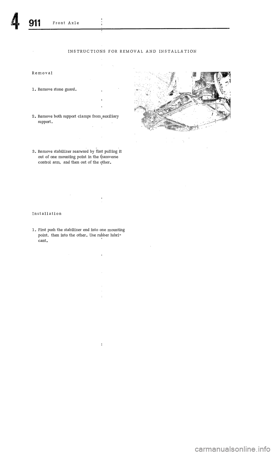 PORSCHE 911 1972 1.G 4 Repair Manual PORSCHE 911 1972 1.G 4 Repair Manual