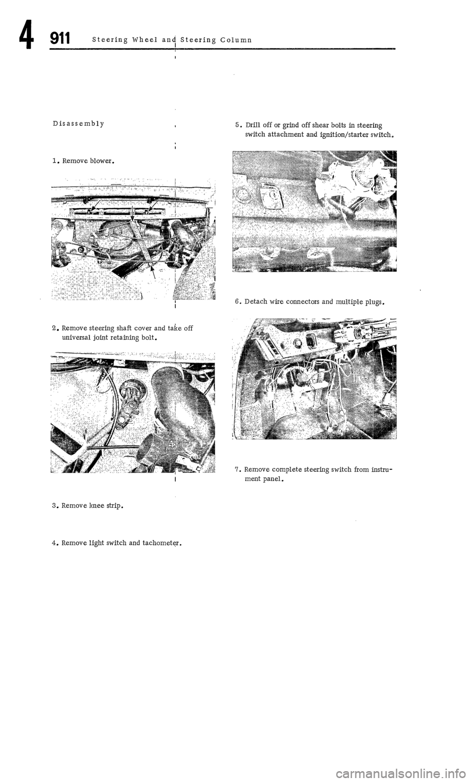 PORSCHE 911 1972 1.G 4 Repair Manual PORSCHE 911 1972 1.G 4 Repair Manual