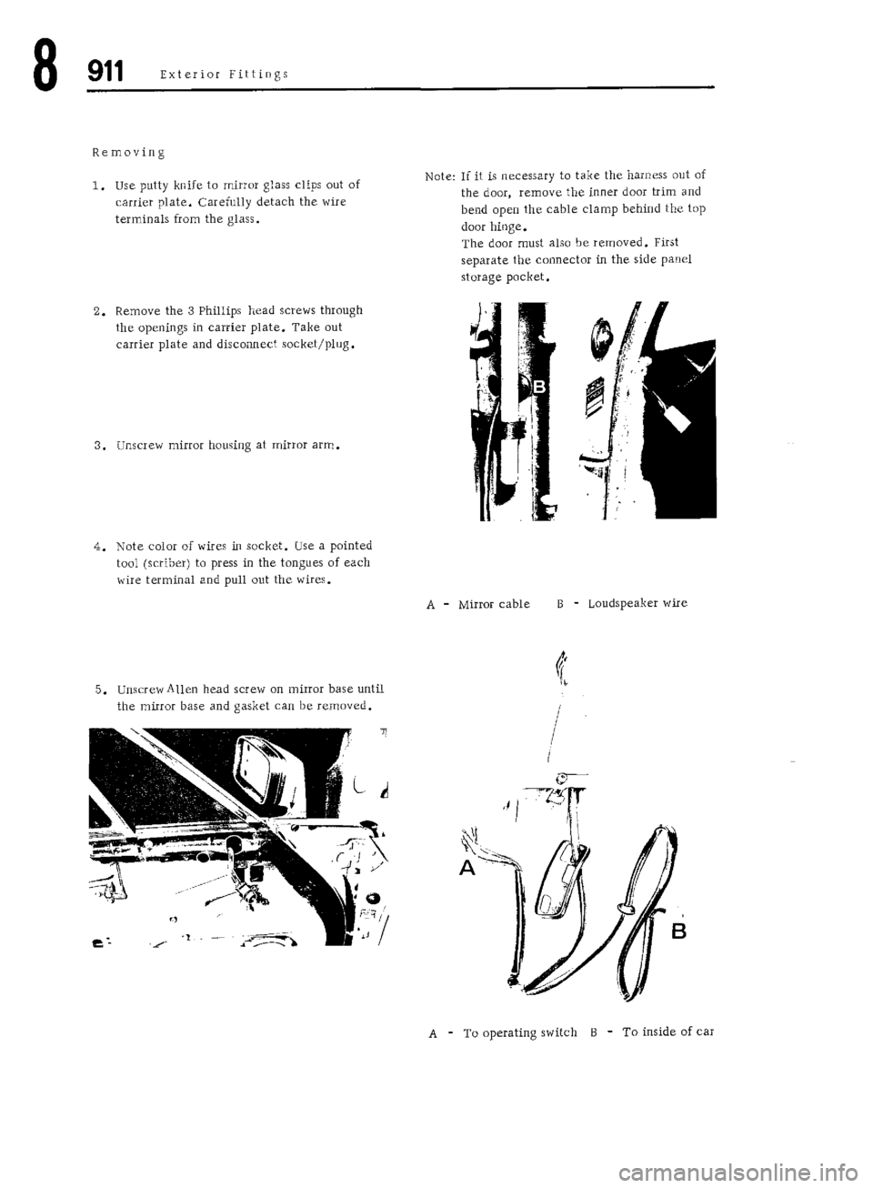 PORSCHE 911 1972 1.G Workshop Manual 5 PORSCHE 911 1972 1.G Workshop Manual 5