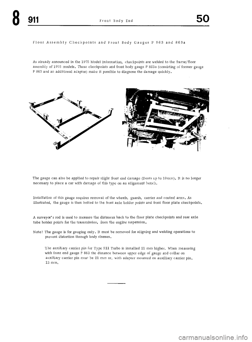 PORSCHE 911 1972 1.G Workshop Manual 5 PORSCHE 911 1972 1.G Workshop Manual 5
