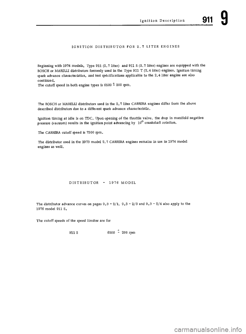 PORSCHE 911 1972 1.G 6 User Guide PORSCHE 911 1972 1.G 6 User Guide