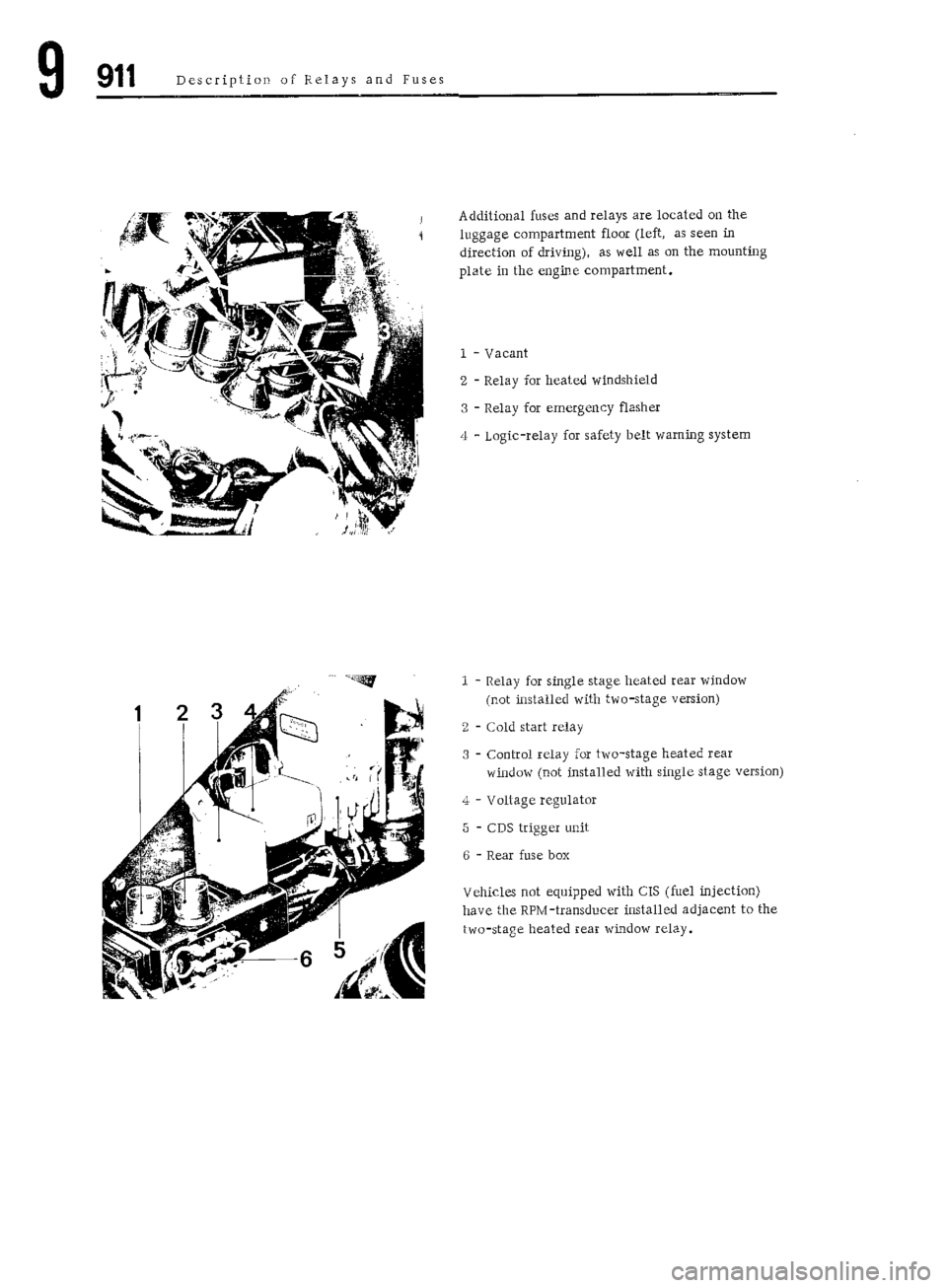 PORSCHE 911 1972 1.G Workshop Manual 6 PORSCHE 911 1972 1.G Workshop Manual 6