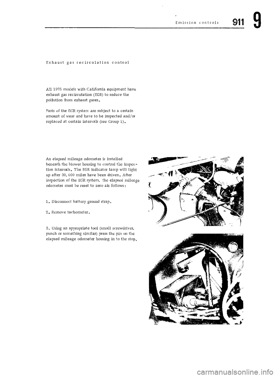 PORSCHE 911 1972 1.G Workshop Manual 6 