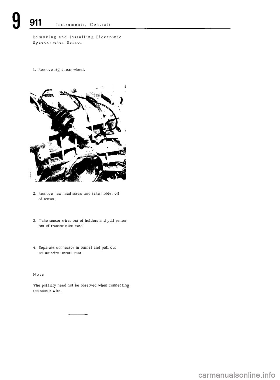 PORSCHE 911 1972 1.G Workshop Manual 6 
