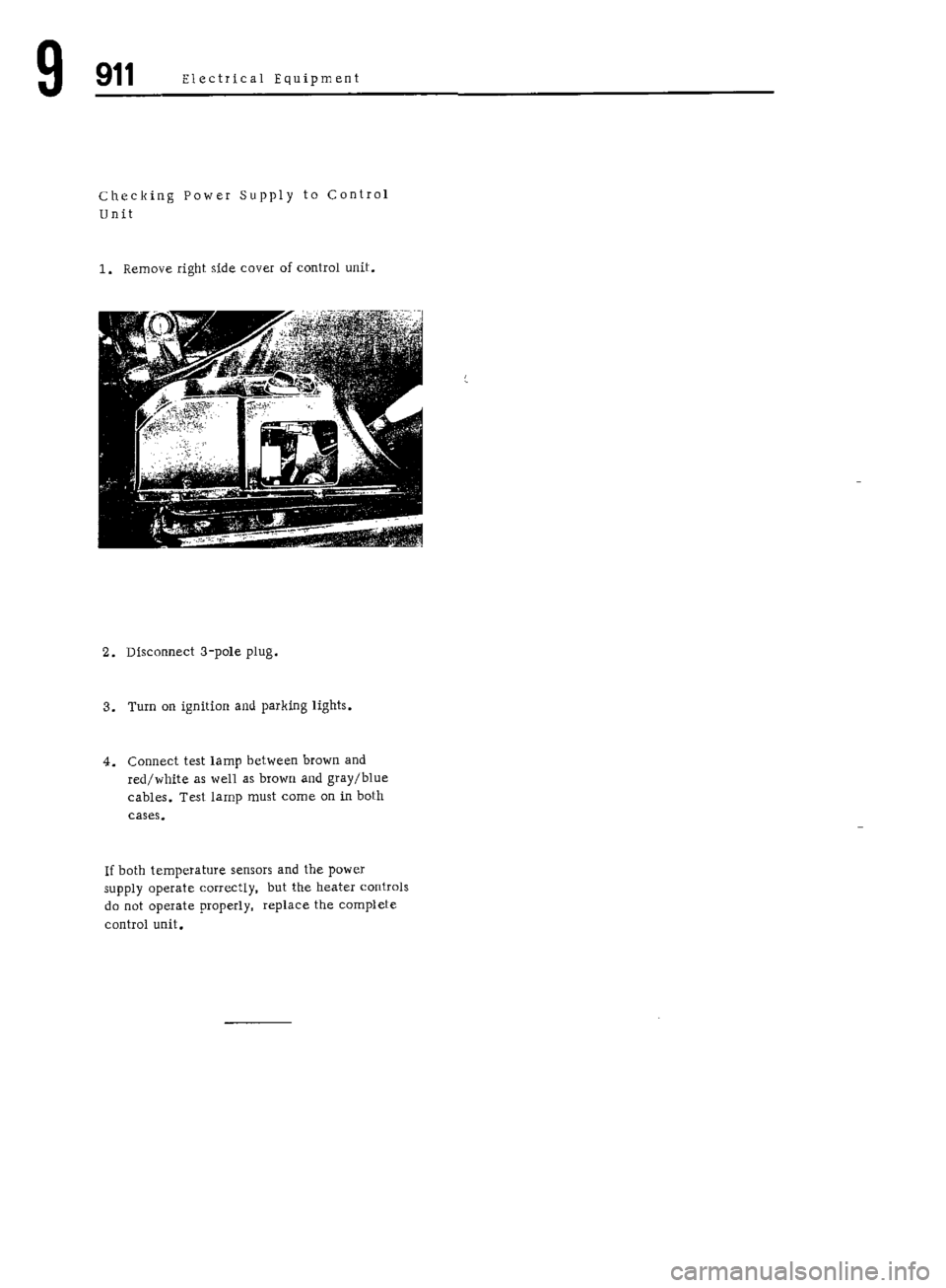 PORSCHE 911 1972 1.G 7 Owners Manual PORSCHE 911 1972 1.G 7 Owners Manual
