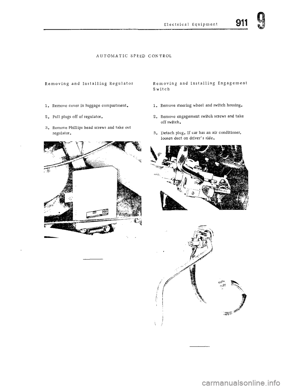 PORSCHE 911 1972 1.G 7 Owners Manual PORSCHE 911 1972 1.G 7 Owners Manual
