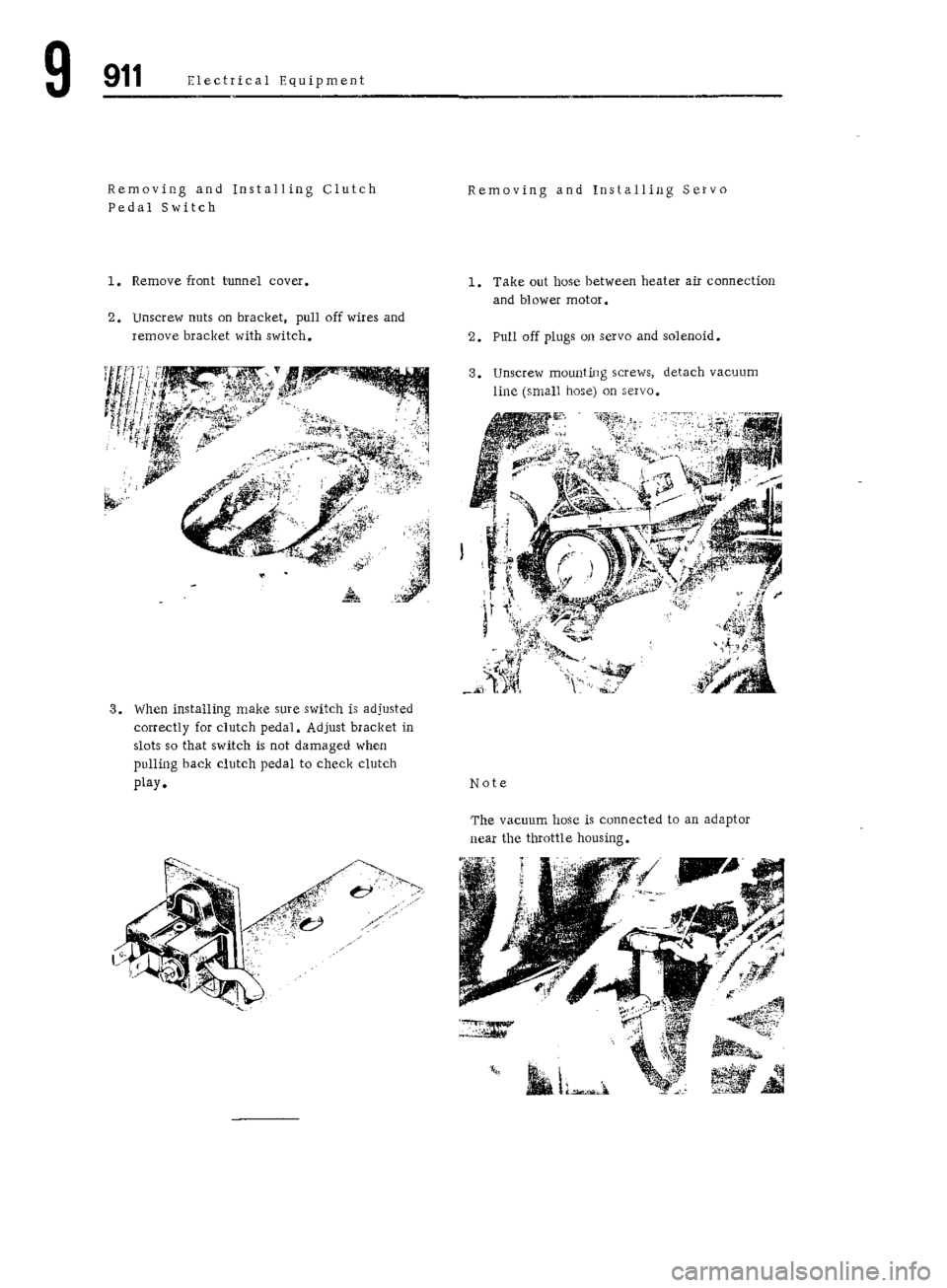 PORSCHE 911 1972 1.G 7 Owners Manual PORSCHE 911 1972 1.G 7 Owners Manual