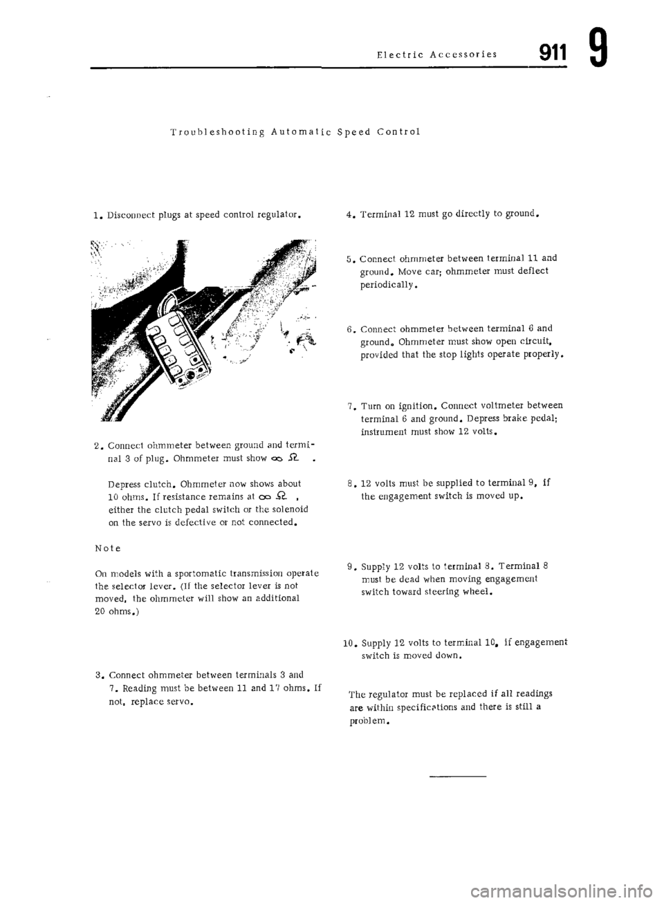 PORSCHE 911 1972 1.G 7 Owners Manual PORSCHE 911 1972 1.G 7 Owners Manual