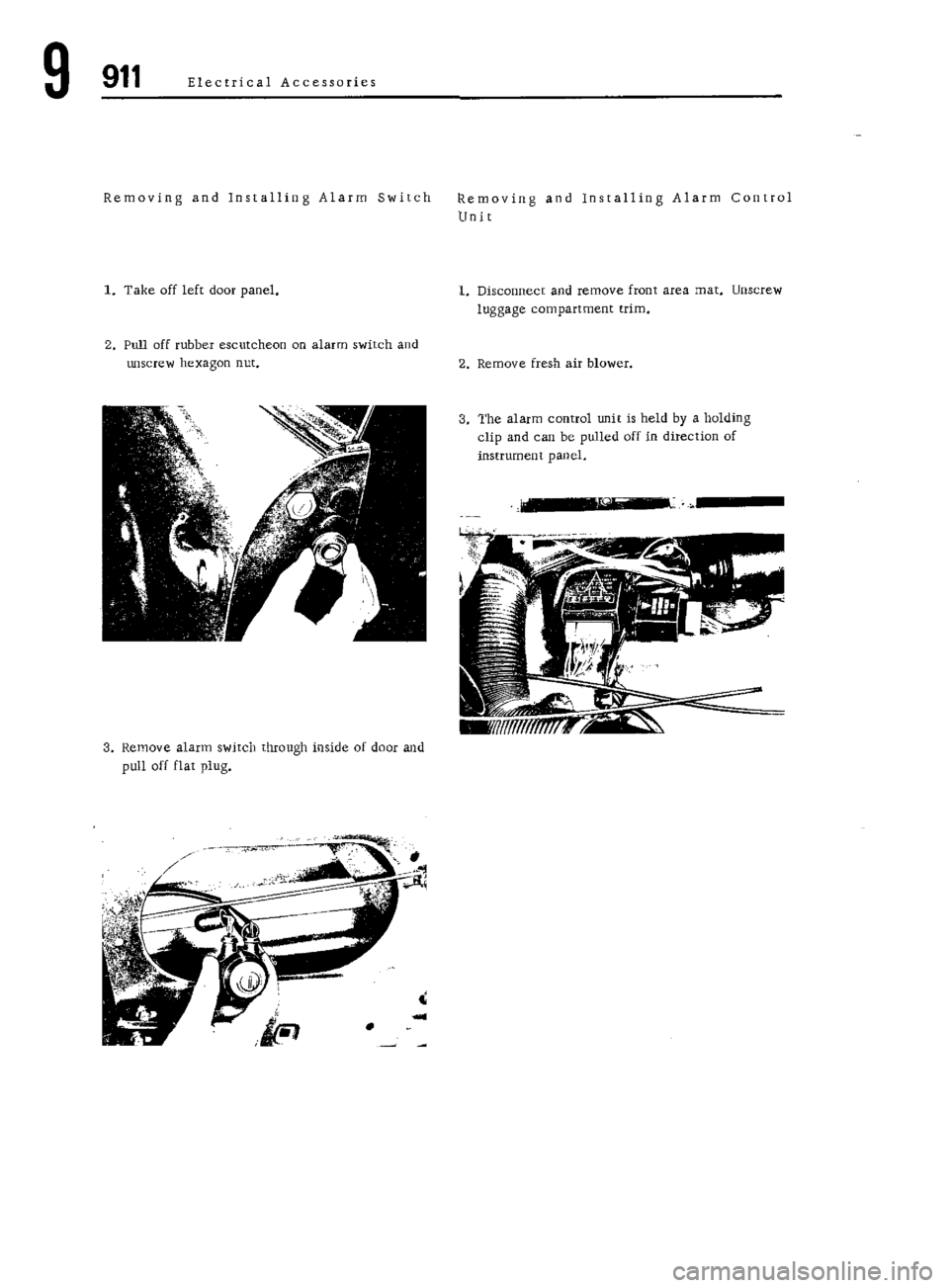 PORSCHE 911 1972 1.G 7 Owners Manual PORSCHE 911 1972 1.G 7 Owners Manual
