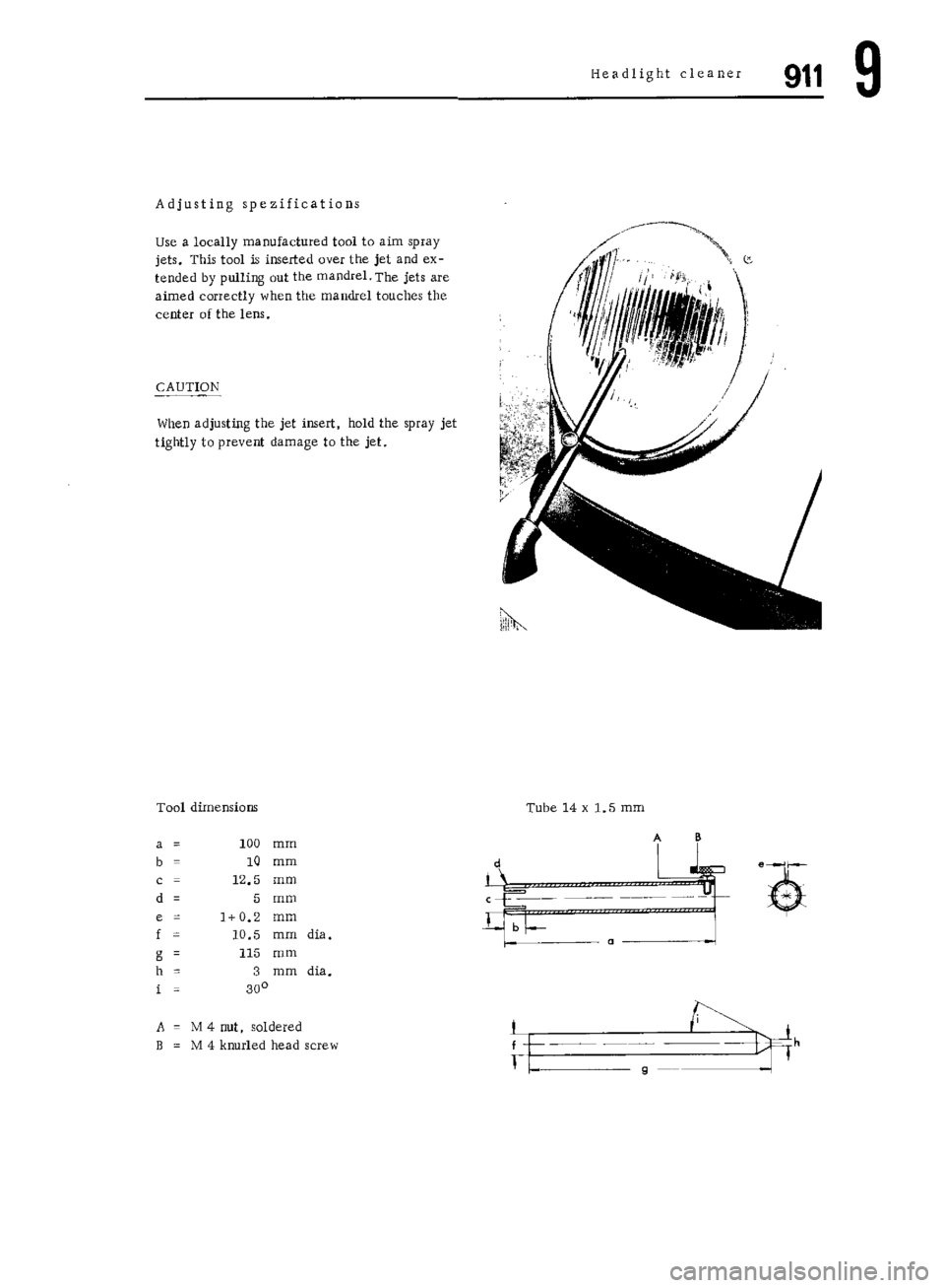 PORSCHE 911 1972 1.G Workshop Manual 7 