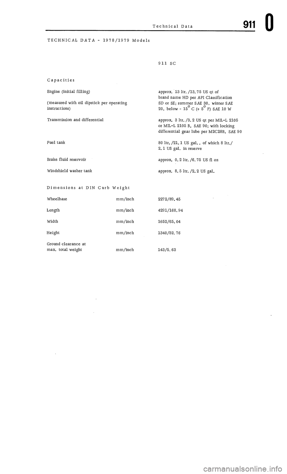 PORSCHE 911 1972 1.G 7 Owners Manual PORSCHE 911 1972 1.G 7 Owners Manual