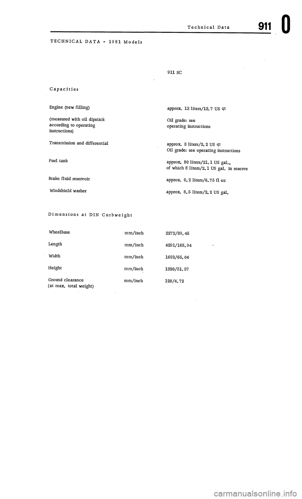 PORSCHE 911 1972 1.G 7 Owners Manual PORSCHE 911 1972 1.G 7 Owners Manual