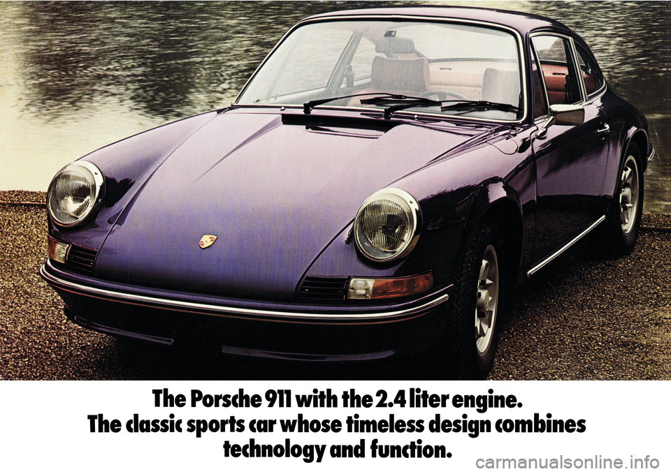 PORSCHE 911 1973 1.G Information Manual 