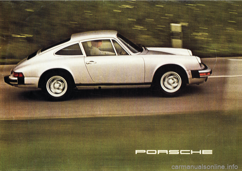 PORSCHE 911 1975 1.G Information Manual 