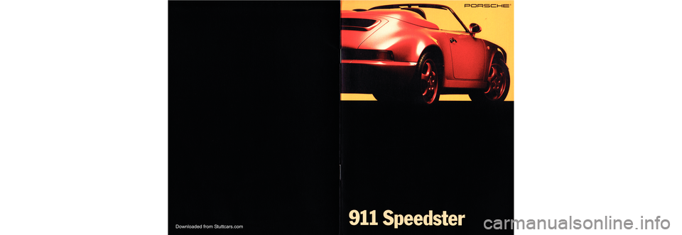 PORSCHE 911 1992 2.G Information Manual 