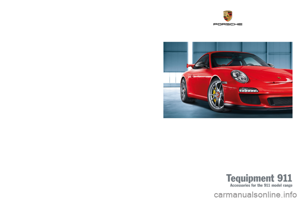 PORSCHE 911 2011 5.G Accessories Workshop Manual 