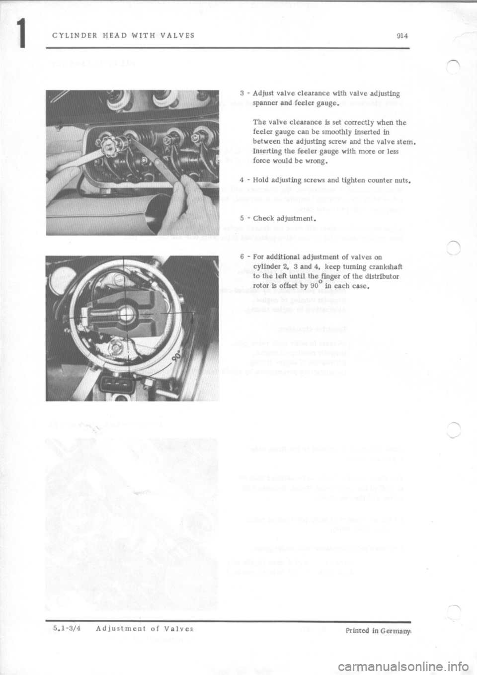 PORSCHE 914 1975 1.G Engine 2 Owners Guide 