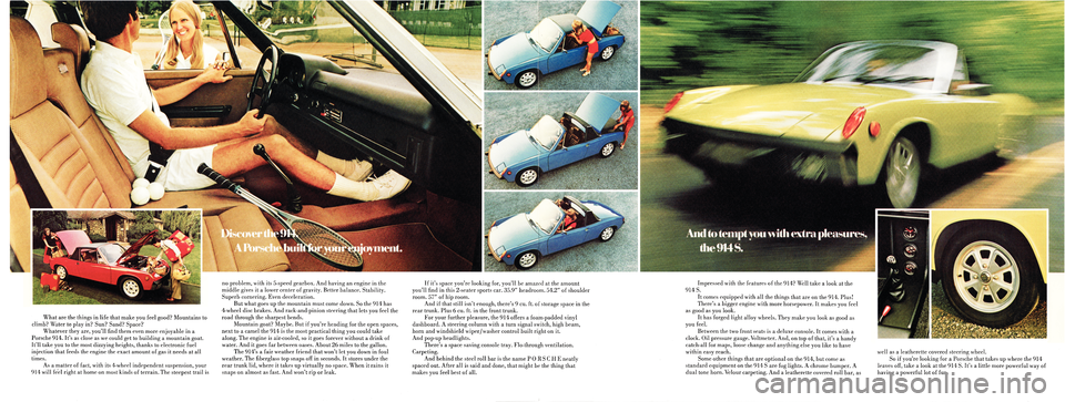 PORSCHE 914 1973 1.G Information Manual PORSCHE 914 1973 1.G Information Manual, Page 2