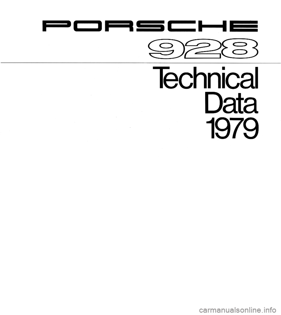 PORSCHE 928 1979 1.G Technical Data 
