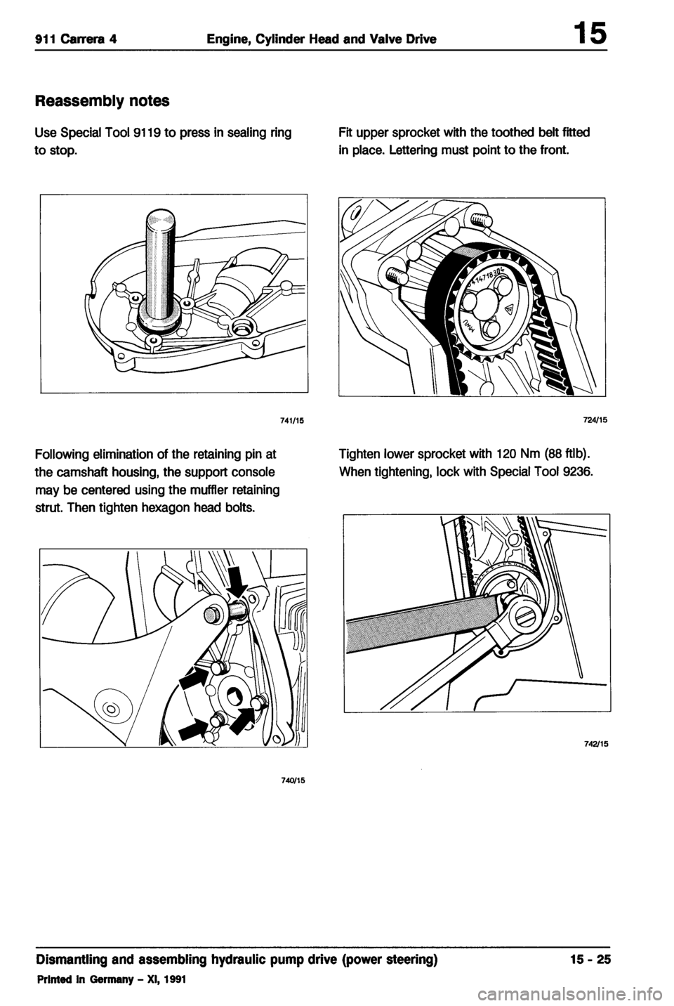 PORSCHE 964 1986 2.G Service Workshop Manual PORSCHE 964 1986 2.G Service Workshop Manual