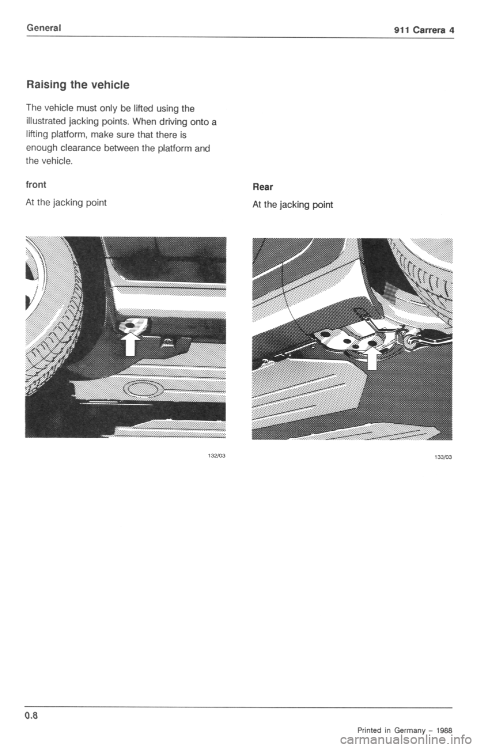 PORSCHE 964 1988 2.G Service User Guide PORSCHE 964 1988 2.G Service User Guide