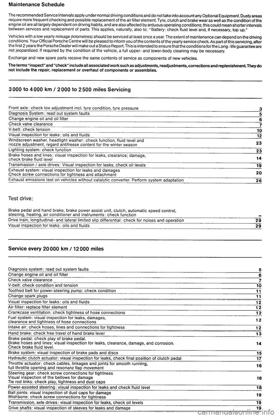 PORSCHE 964 1990 2.G Service User Guide 